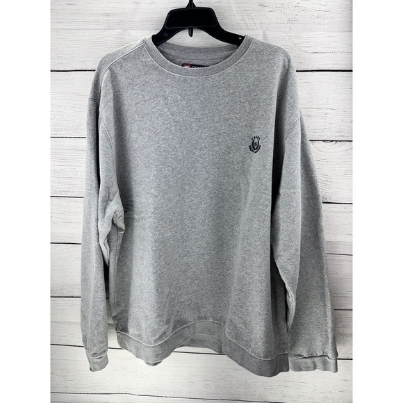 Chaps Polo Ralph Lauren‎ Gray Crewneck Sweater Size X-Large Vintage 90s Vintage - Picture 1 of 8